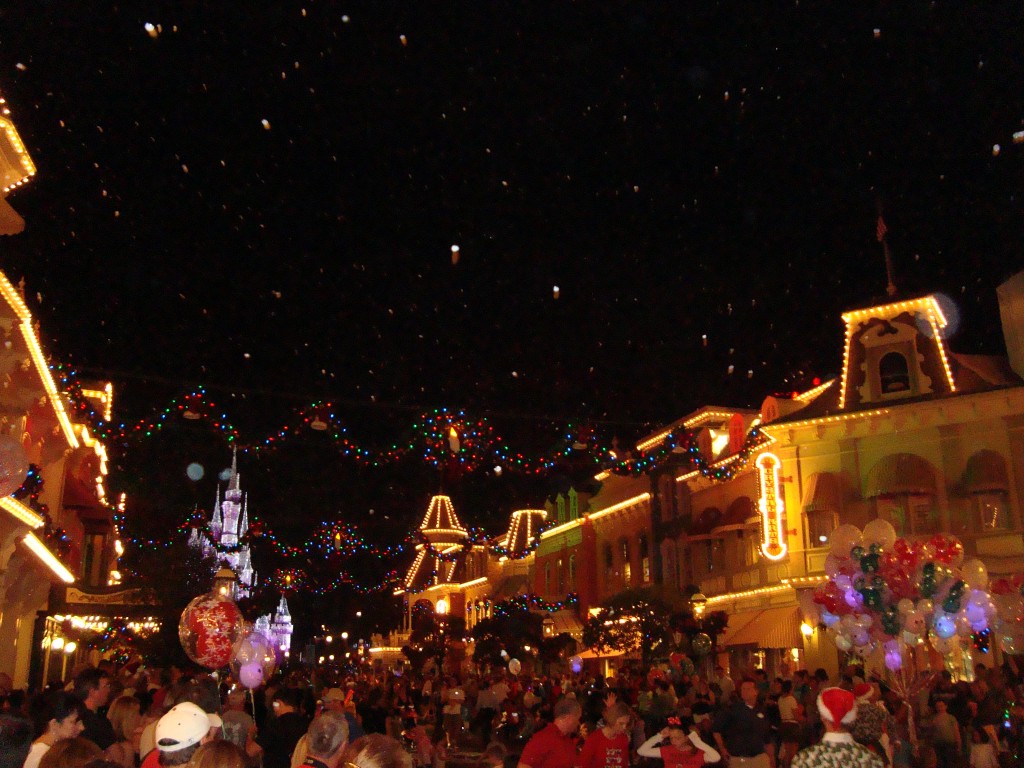 Main Street U.S.A. on Mickey's Very Merry Christmas Party